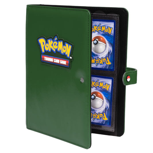 Ultra Pro Pokemon Premium Green Snap Binder