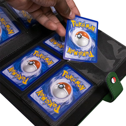 Ultra Pro Pokemon Premium Green Snap Binder