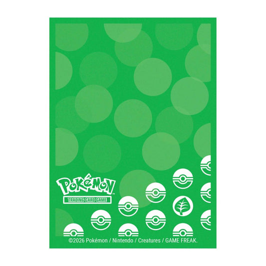 Pokemon Energy 65ct Deck Protector Sleeves Grass Green