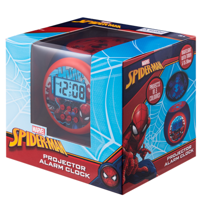 Marvel Spiderman Projector Alarm Clock
