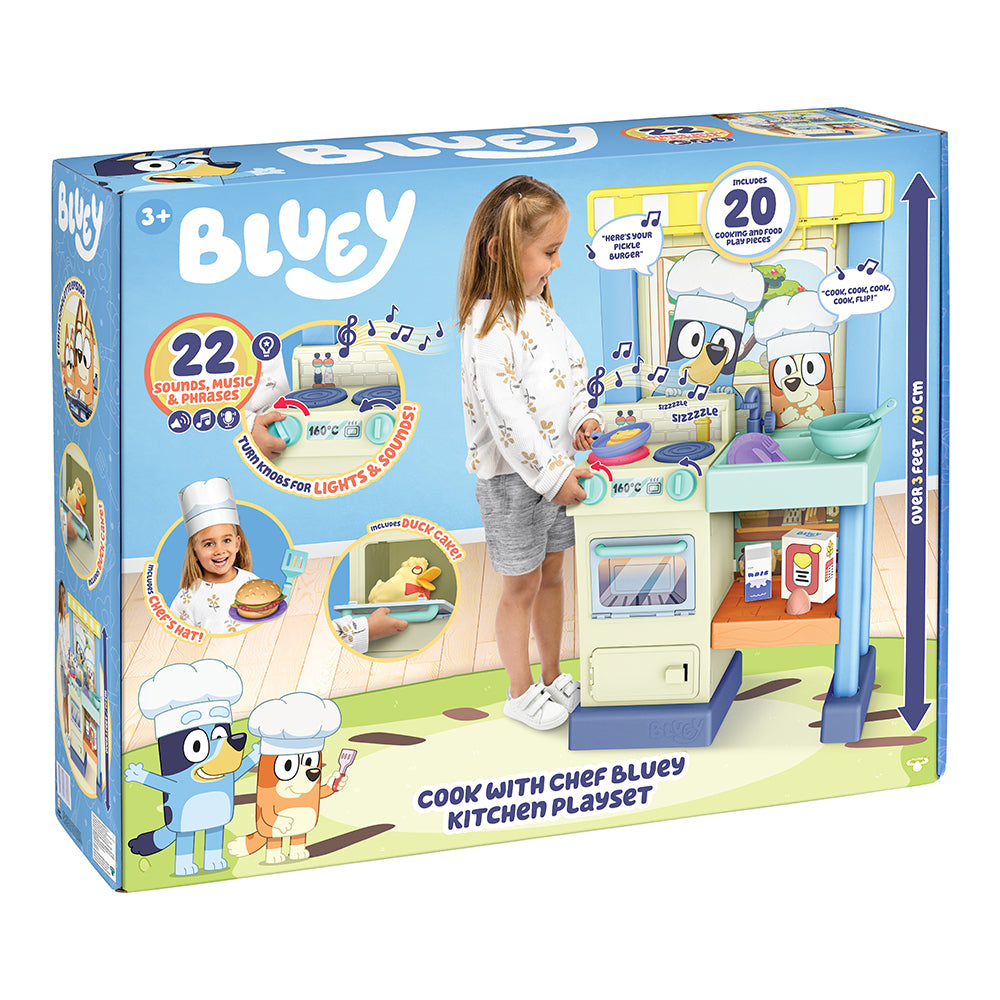 Bluey S11 Bake With Me Deluxe Kitchen Playset