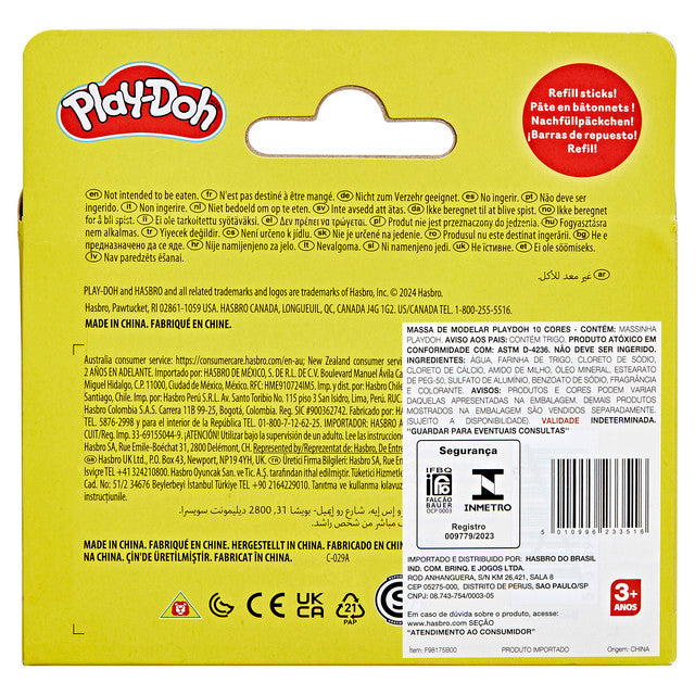 Play-Doh Essential Colours Refill 10 Pack