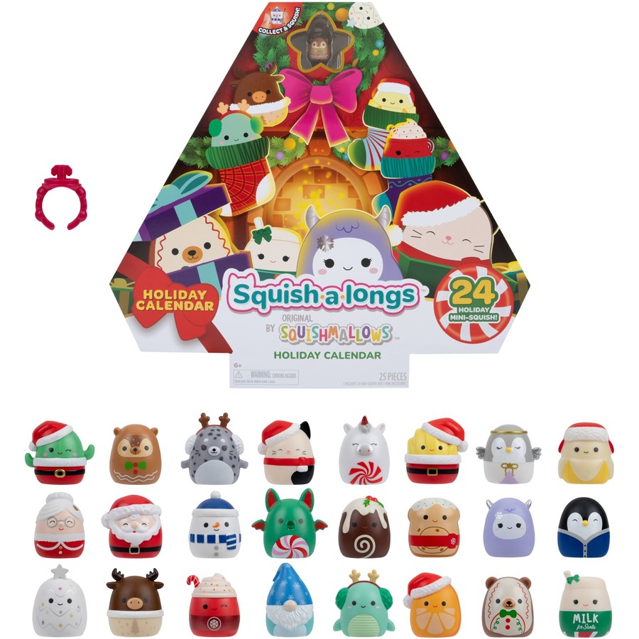 Squishmallows Holiday Calendar 24 on display