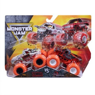Monster Jam 1:64 Die Cast 2-Pack Zombie VS Northern Nightmare S37