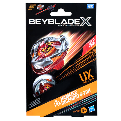 Beyblade X Hammer Incendio 3-70H UX Starter Pack Set