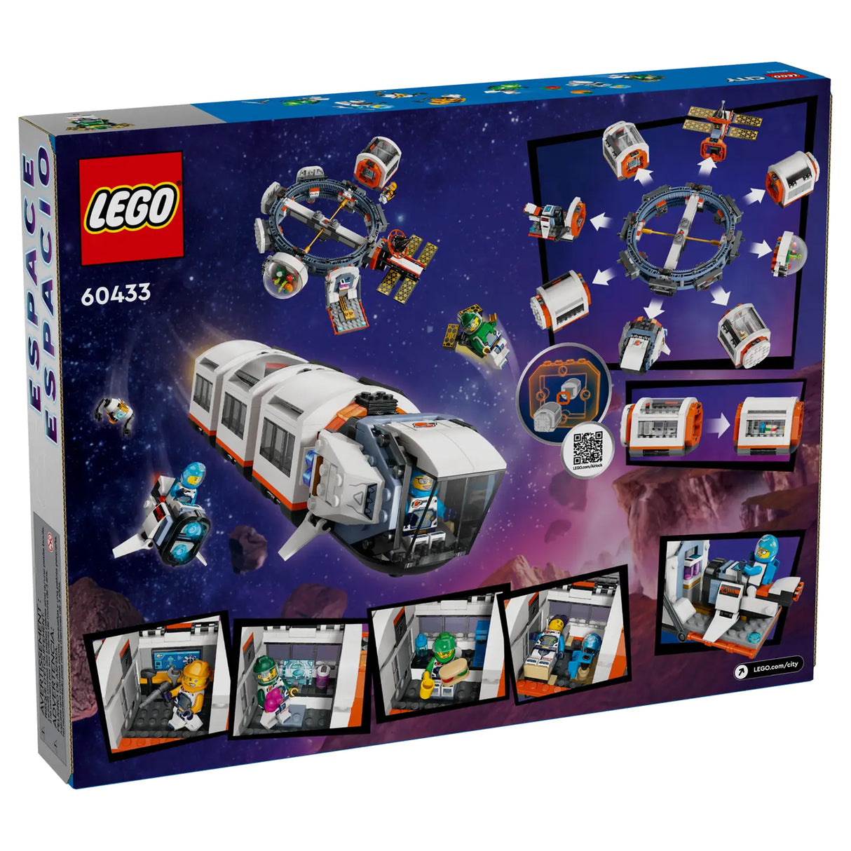 LEGO City Modular Space Station 60433, (1097-pieces)