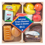 Melissa & Doug Playset - Wooden Food Groups