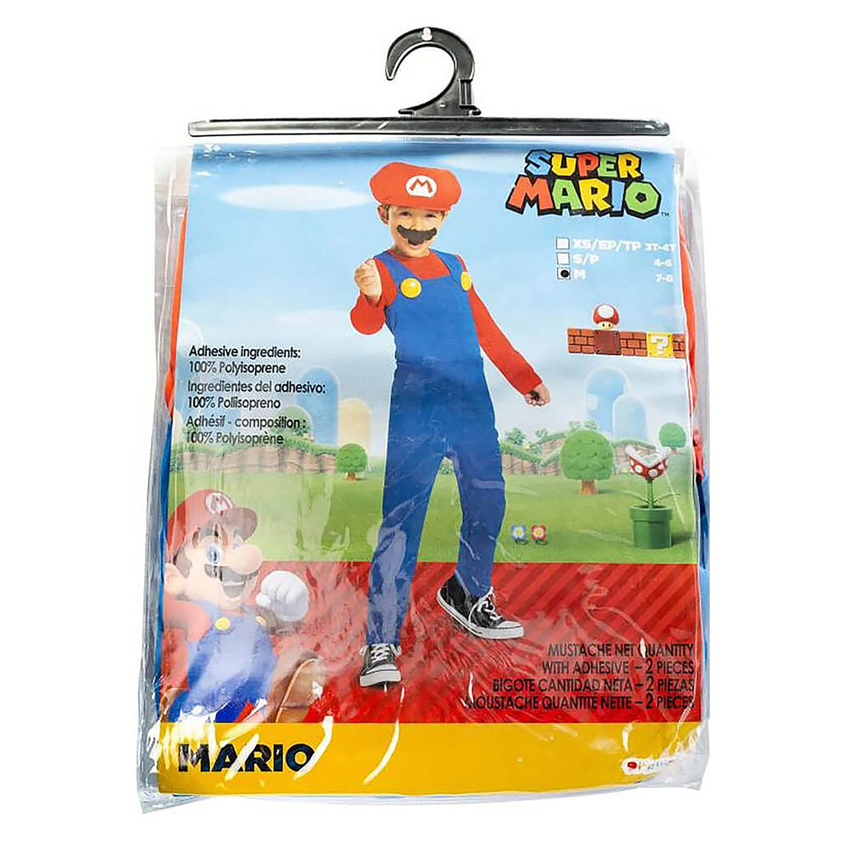 Rubies Nintendo Super Mario Fancy Dress Costume, Red (7-8 years)