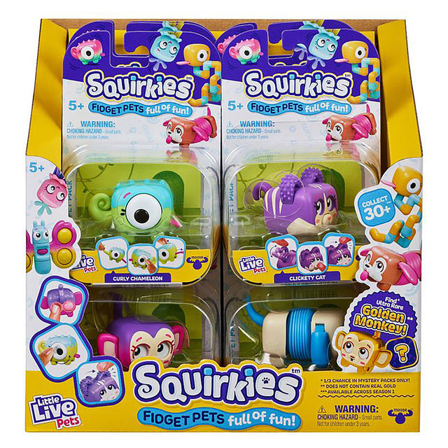 Little Live Pets Squirkies Series 1 Single Pack Assorted