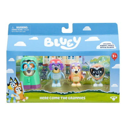 Bluey S14 Figure 4Pk Here Come The Grannies