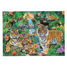 Crown 1000 Pce Amazing Animals Tiger Family In The Jungle