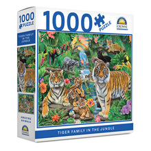 Crown 1000 Pce Amazing Animals Tiger Family In The Jungle