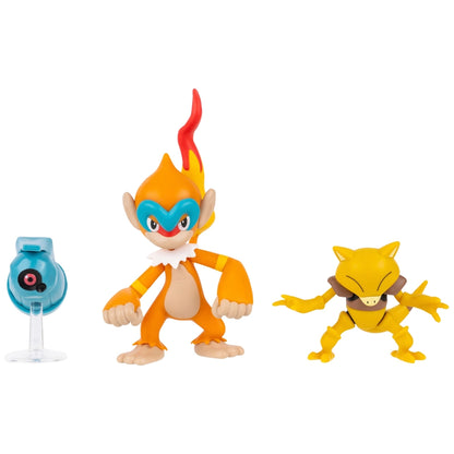 Pokemon Battle Figure 3 Pack Beldum Monferno Abra