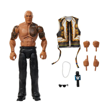 WWE Elite Collection Action Figure The Rock Final Boss