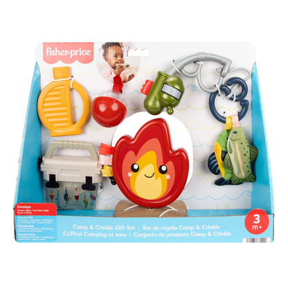 Fisher Price Mini Me Moments Camp & Crinkle Gift Set