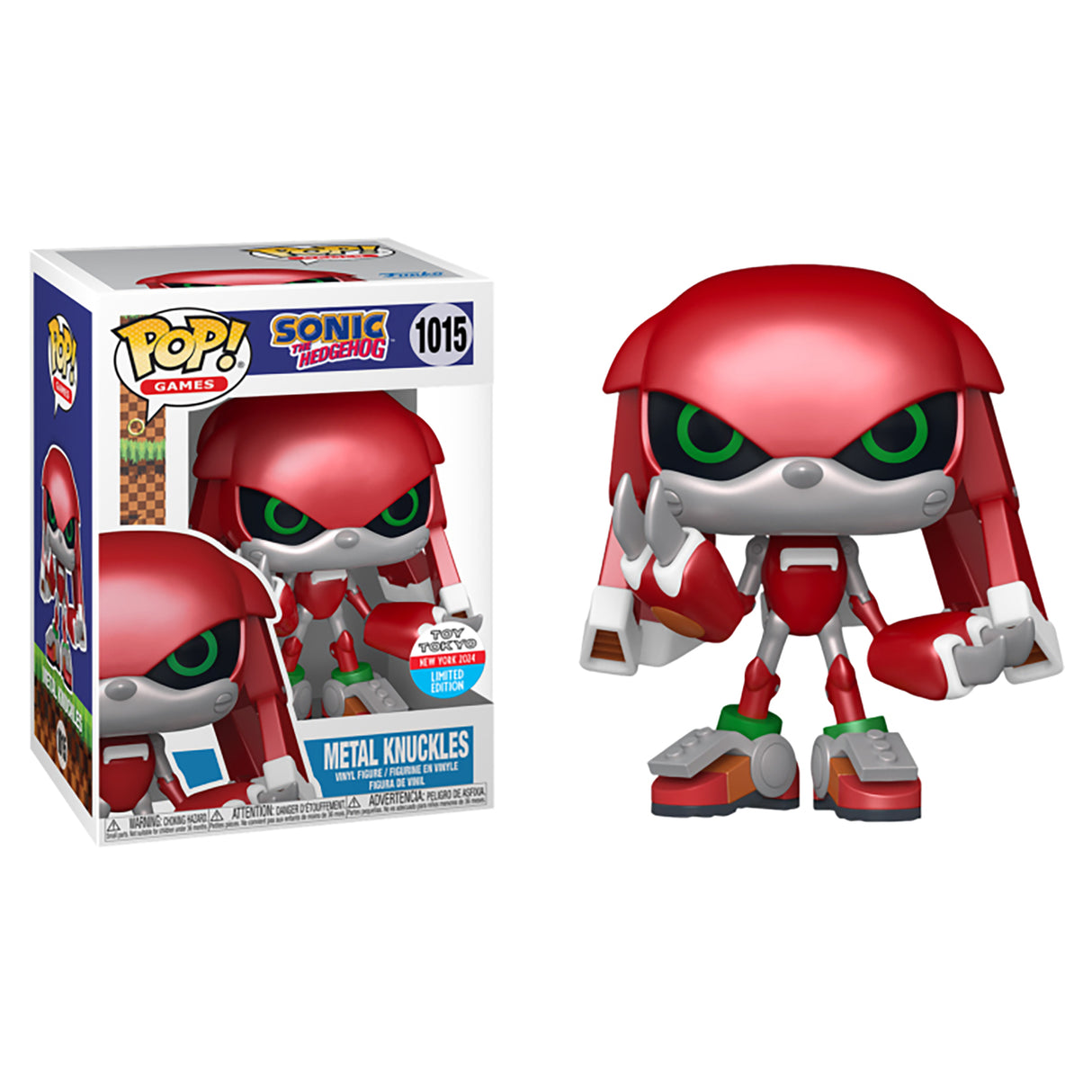 Funko Sonic Metal Knuckles NY24 Pop! RS #1015