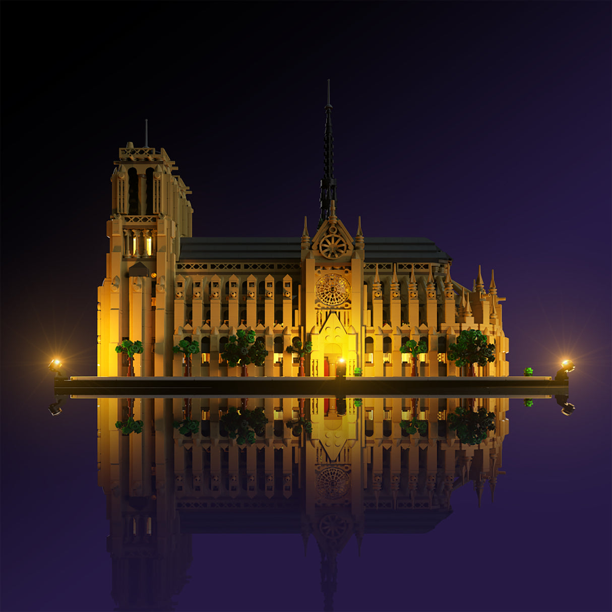 LMB 2.0 Light Kit for LEGO Notre-Dame de Paris #21061