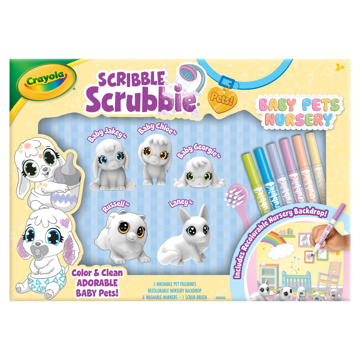 Crayola Scribble Scrubbie Baby Pets Nursery