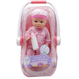 Gigo 16" Baby Doll In Carrier Pink