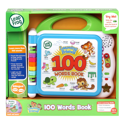 LeapFrog Learning Friends 100 Words Book (English/French)
