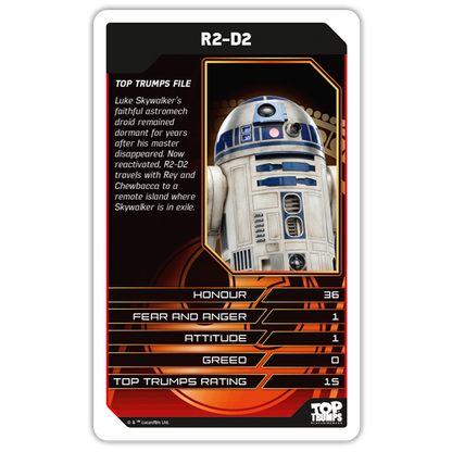 Top Trumps Star Wars The Last Jedi Specials Card Game