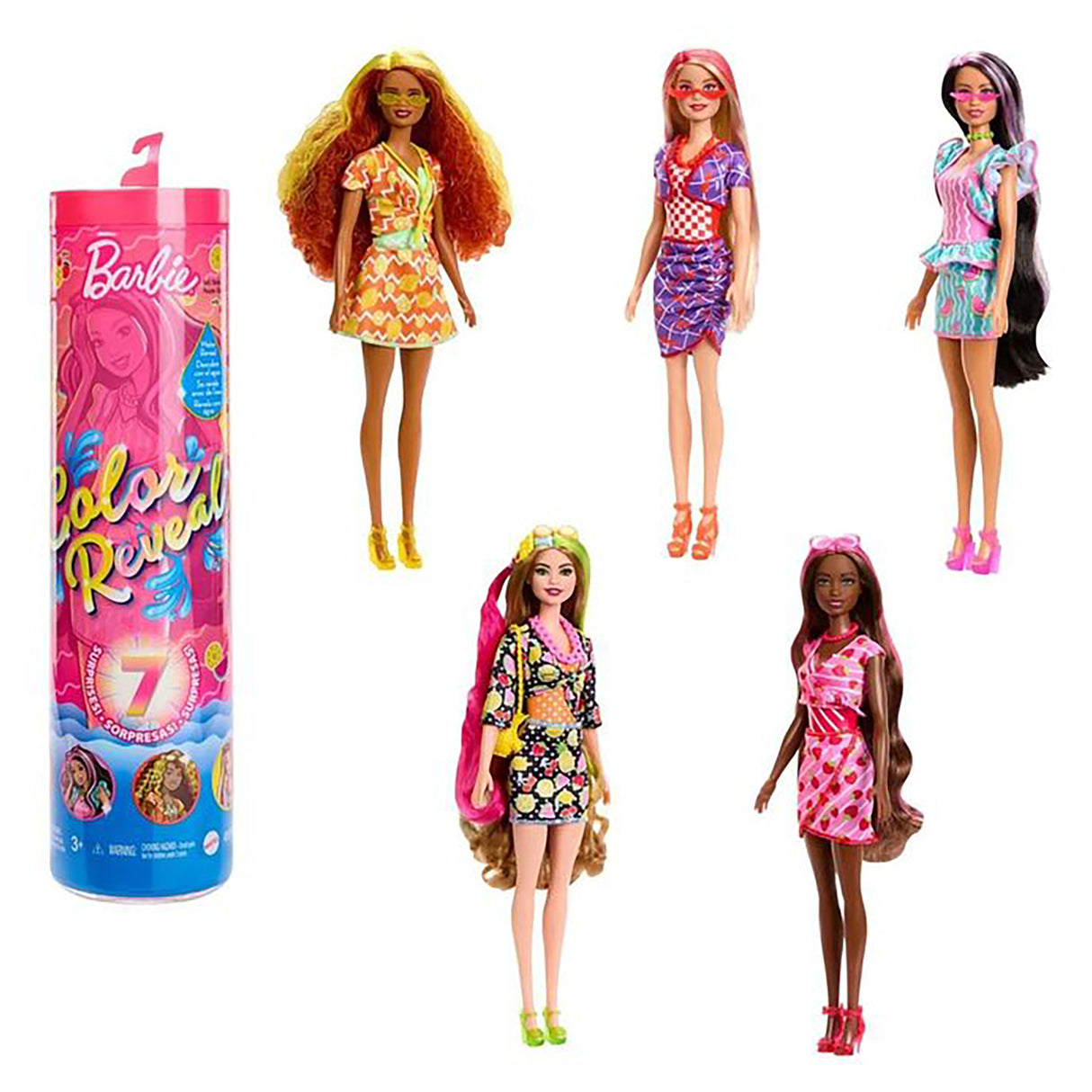 Barbie Color Reveal Sweet Fruit Series Doll