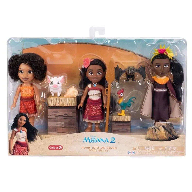 Moana 2 Moana Matangi & Loto 15cm Doll Petite Gift Set