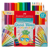 Faber Castell Good Vibes Inspiration Set, (Set of 17)