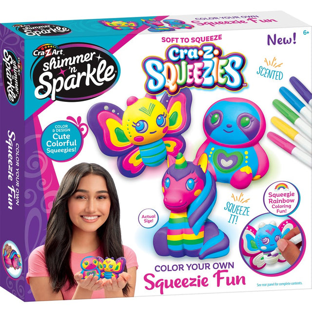 Shimmer N Sparkle Color Your Own Squeezie Fun