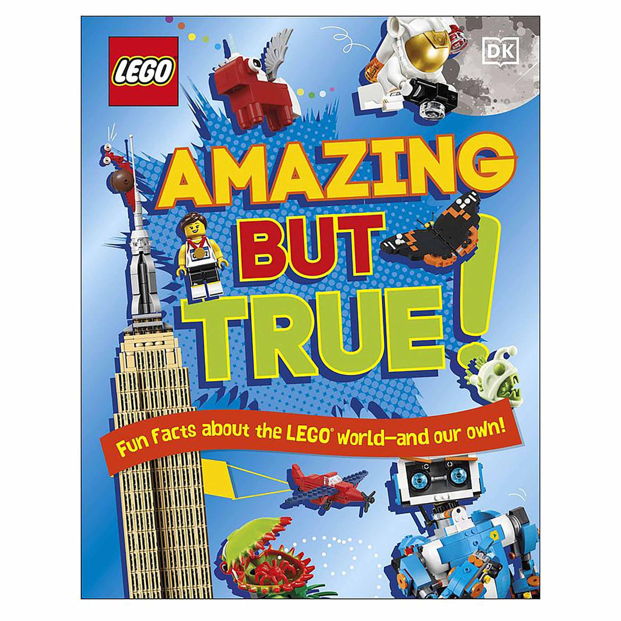 Penguin Lego Amazing But True - Fun Facts About the Lego World and Our Own! Hardback Book by DK