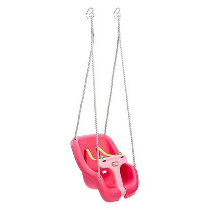 Little Tikes 2-In-1 Snug 'N Secure Swing, Pink