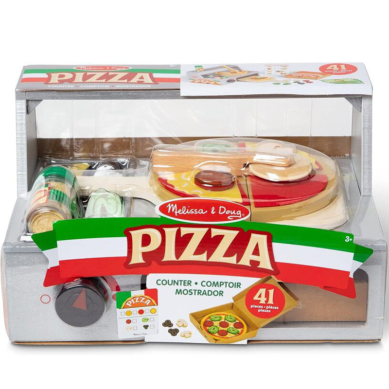 Melissa & Doug Top & Bake Pizza Counter Play Set