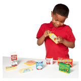 Melissa & Doug Wooden Play Food - Fridge Food Set