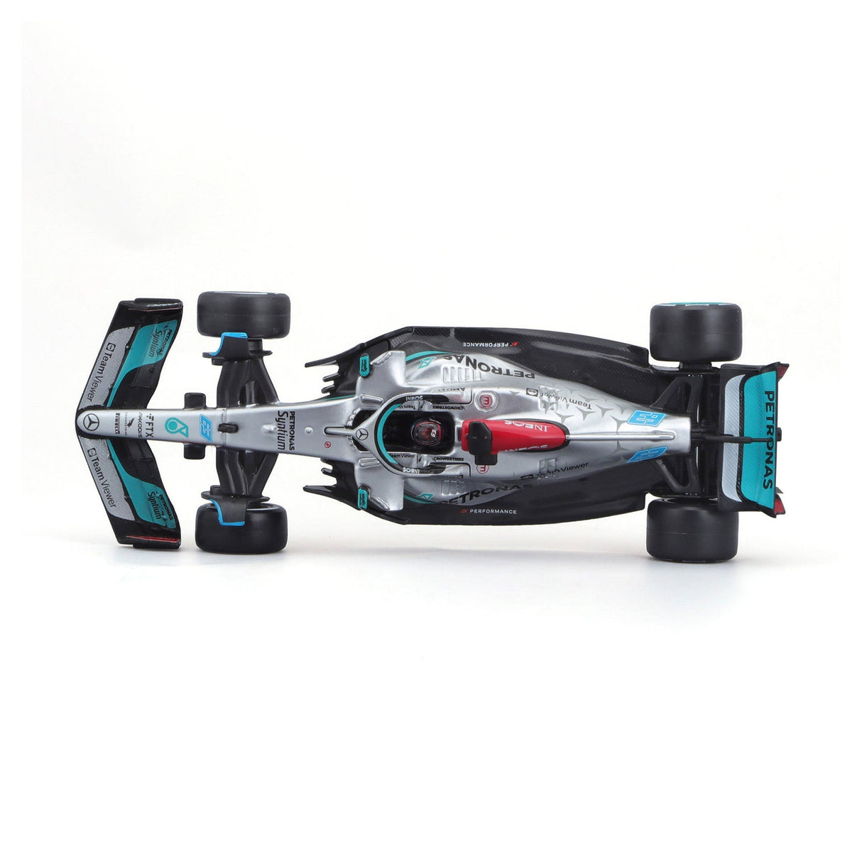 Bburago 1:43 2022 F-1 Mercedes AMG W13 Russell with Driver