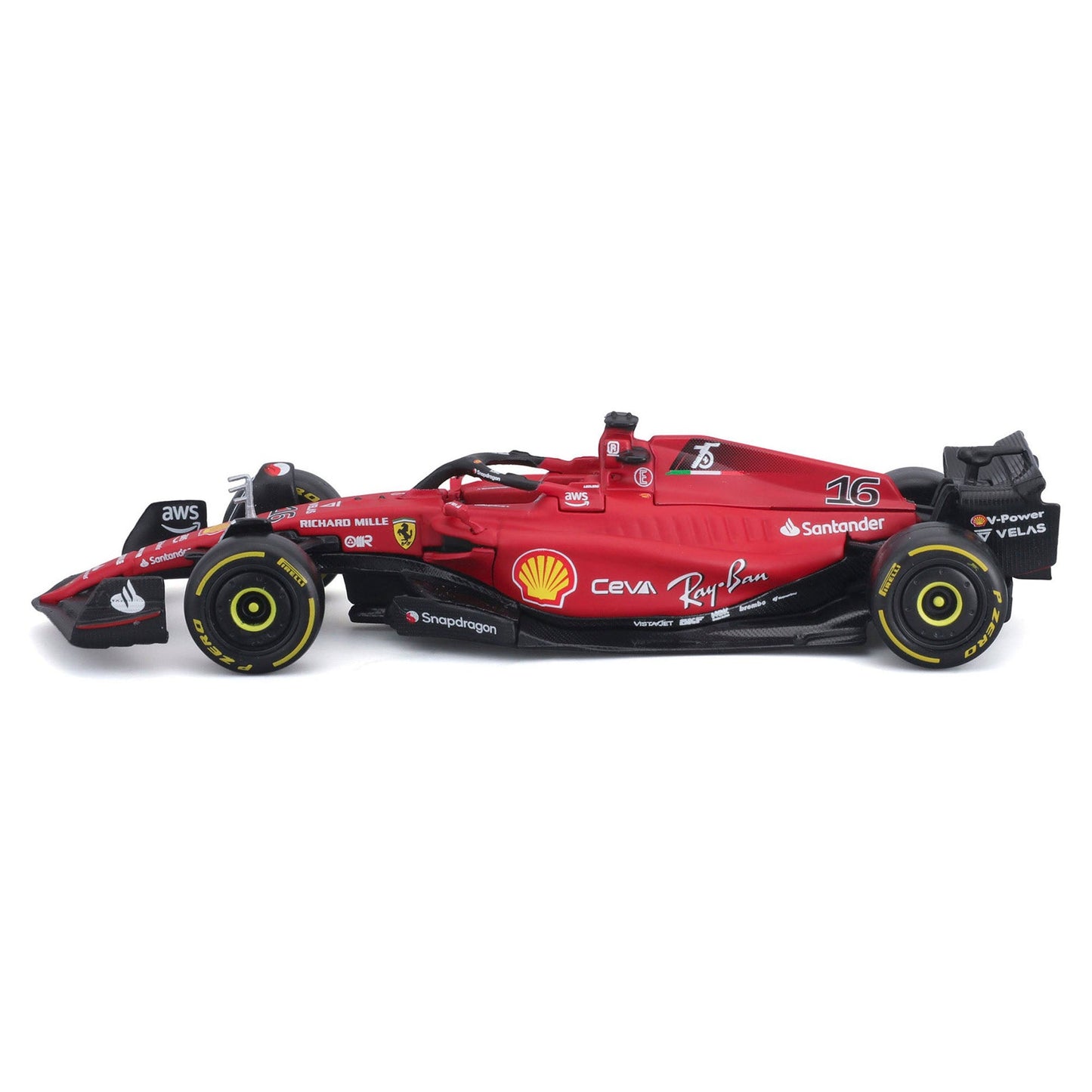 Bburago 1:43 Ferrari Racing 2022 F1 - 75 - Leclerc #16