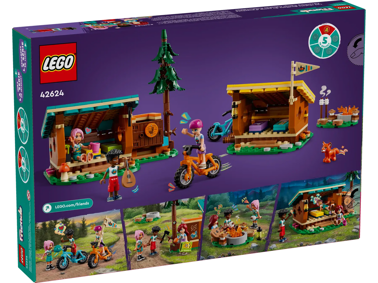 LEGO Friends Adventure Camp Cozy Cabins 42624