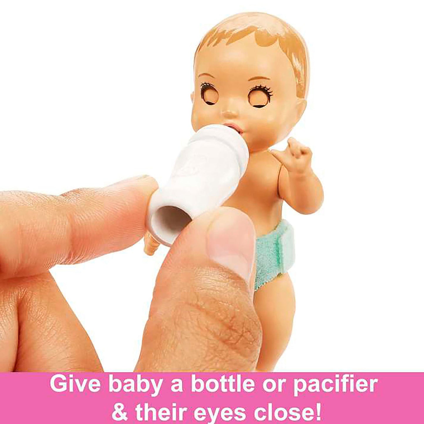 Barbie Skipper Babysitters Playset With Skipper Doll, Baby Doll With Sleepy Eyes, Crib And Accessories