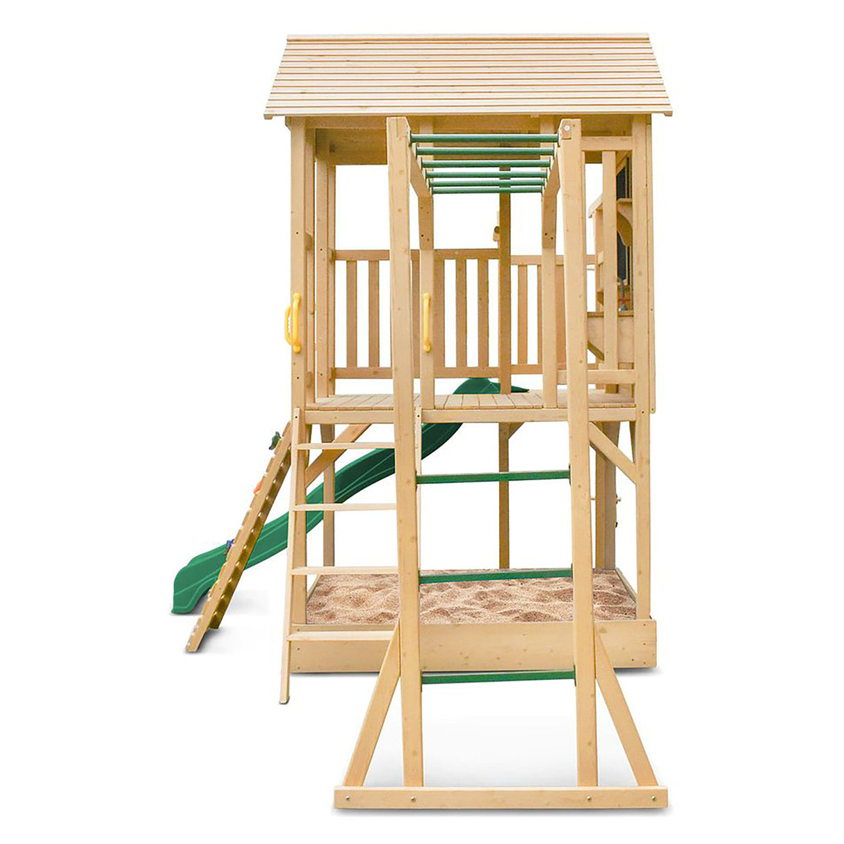 Lifespan Kids Kingston Cubby House with Slide, Green