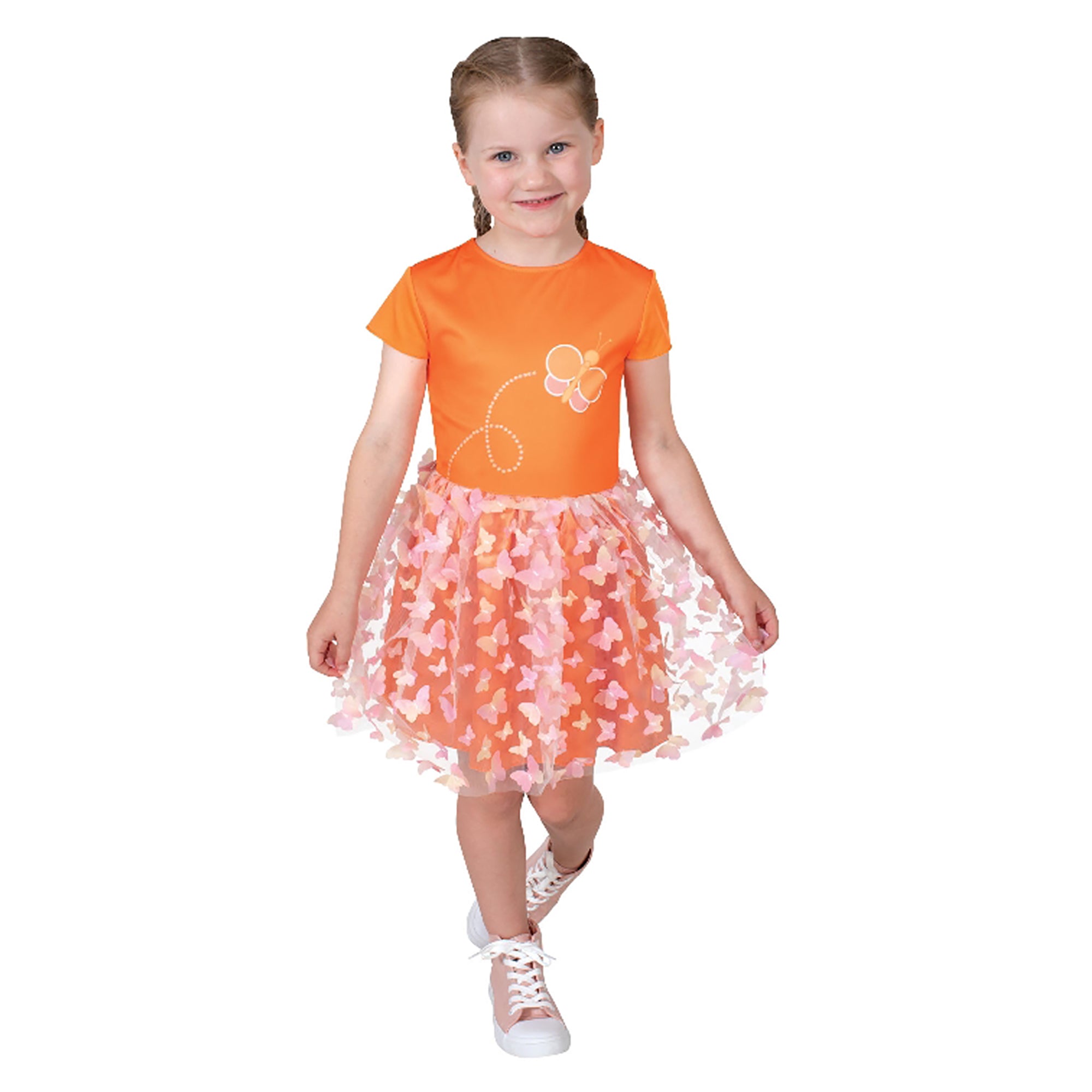 Orange skirt for toddler best sale