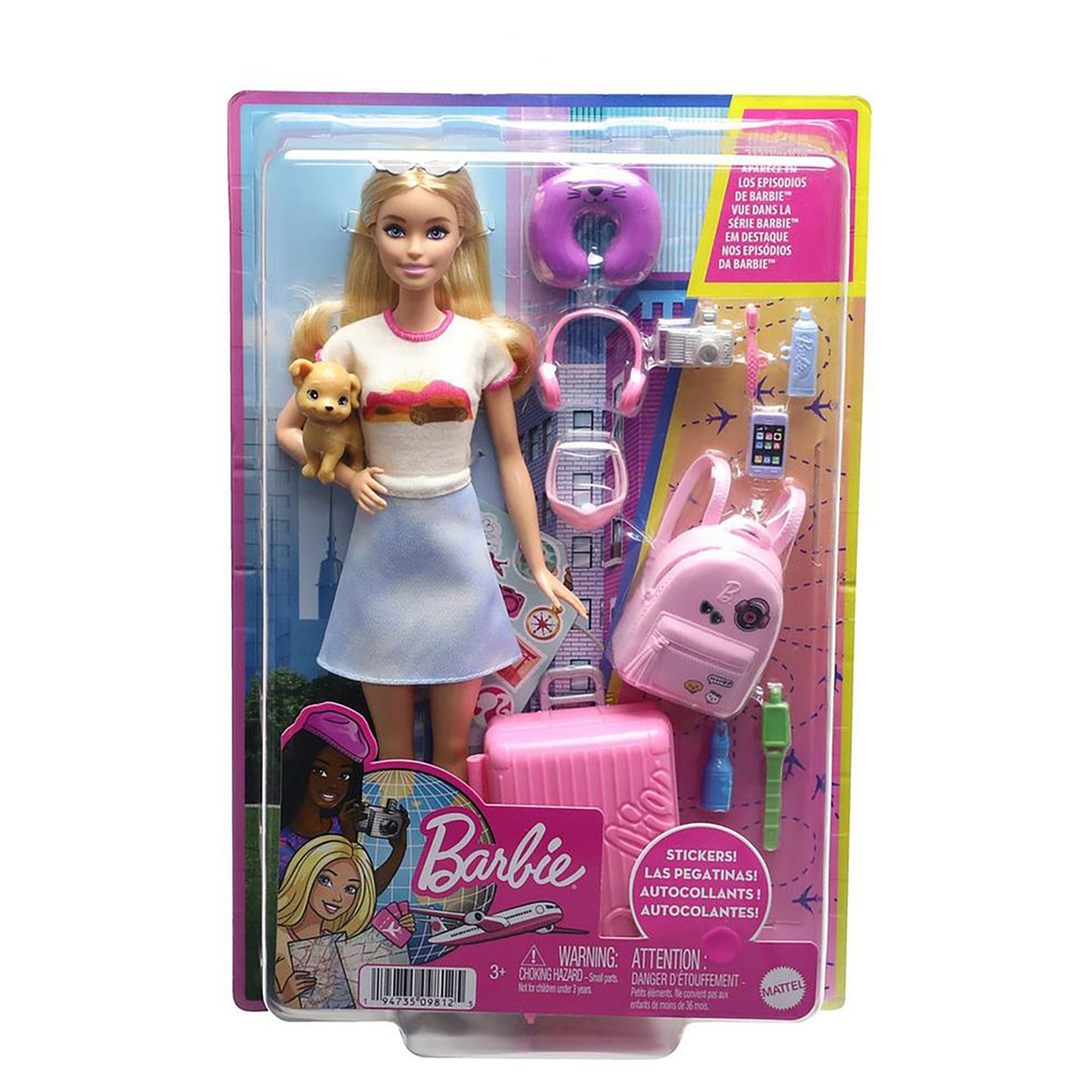 Barbie Travel Doll and Accessories