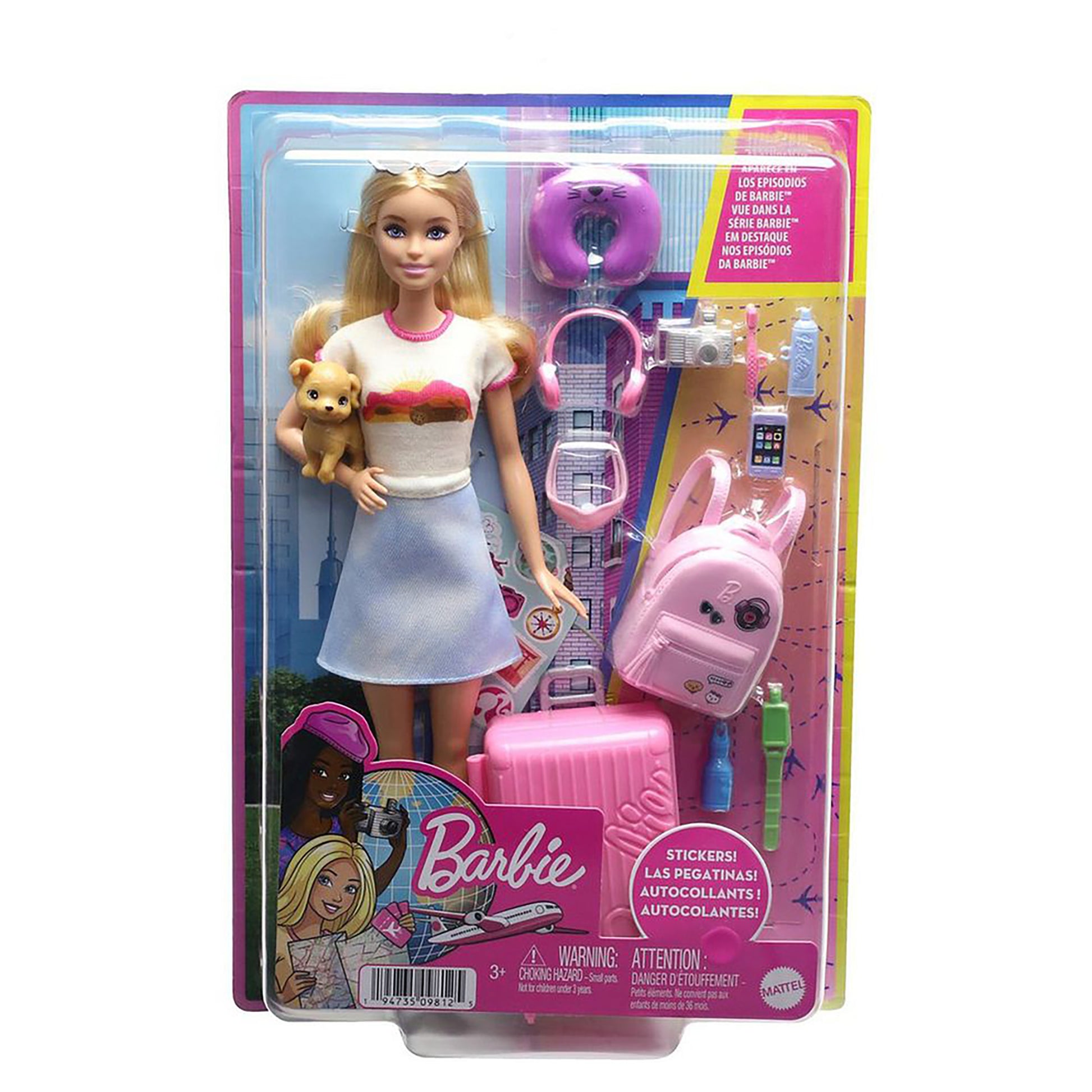 Barbie Travel Doll and Accessories
