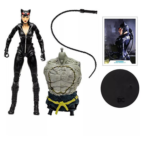 McFarlane Dc Gaming Build-A Figures Wv1 - Arkham City - Catwoman (7 inches)