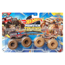 Hot Wheels Monster Truck 1:64 2Pk 90 Defender VS Town Hauler