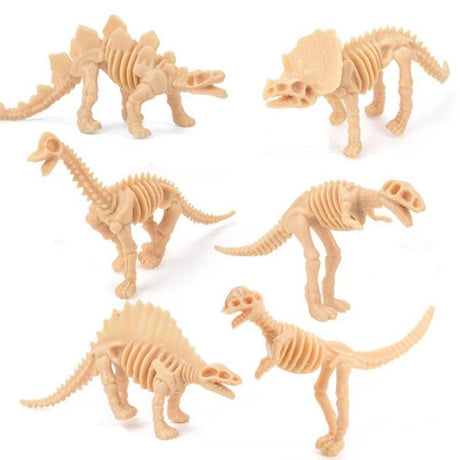 6 pcs Dinosaur Skeletons