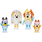 Bluey Figure 4 Pack Series 10 Wedding Time Action