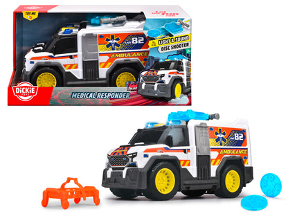 Dickies Toy Ambulance Responder Light & Sound 30cm