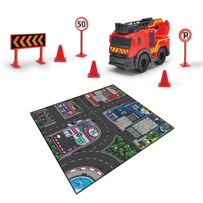 Micro World Playcarpet 70X80cm Mercedes Rosenbauer