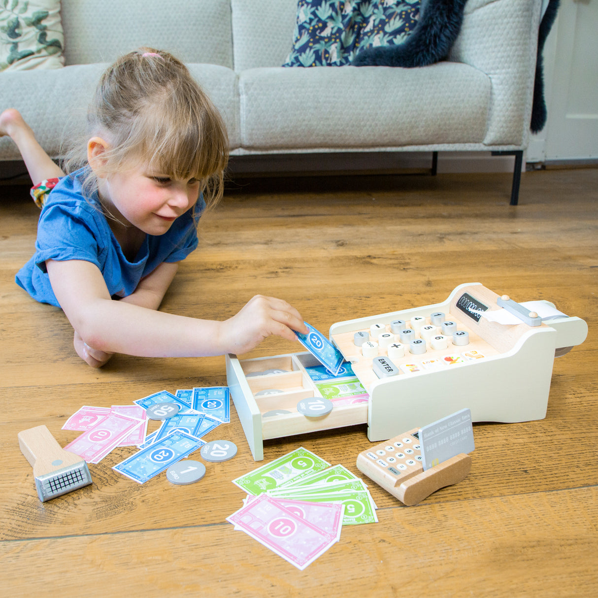 New Classic Toys Wooden Cash Register