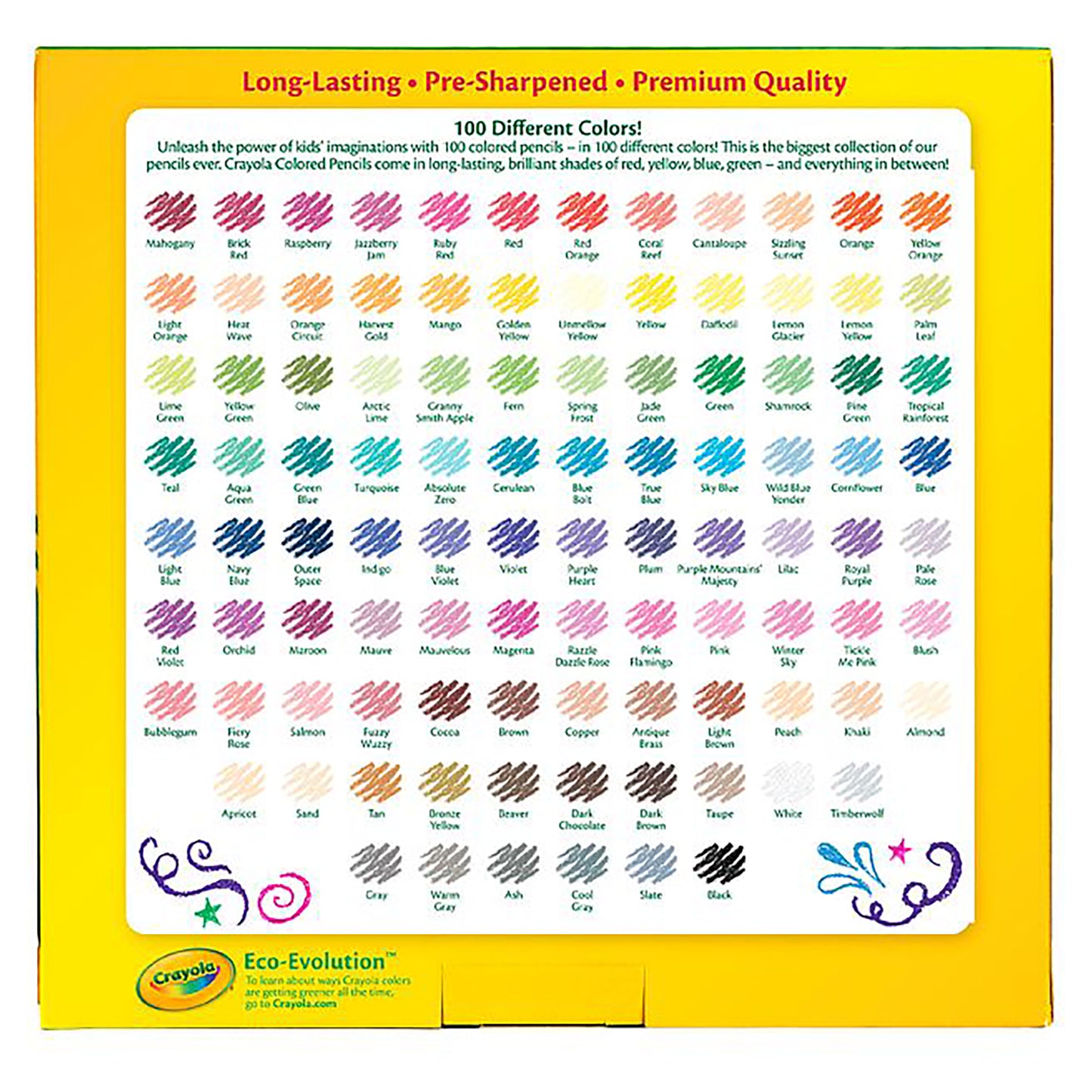 Crayola The Big coloursed Pencils (Pack of 100)