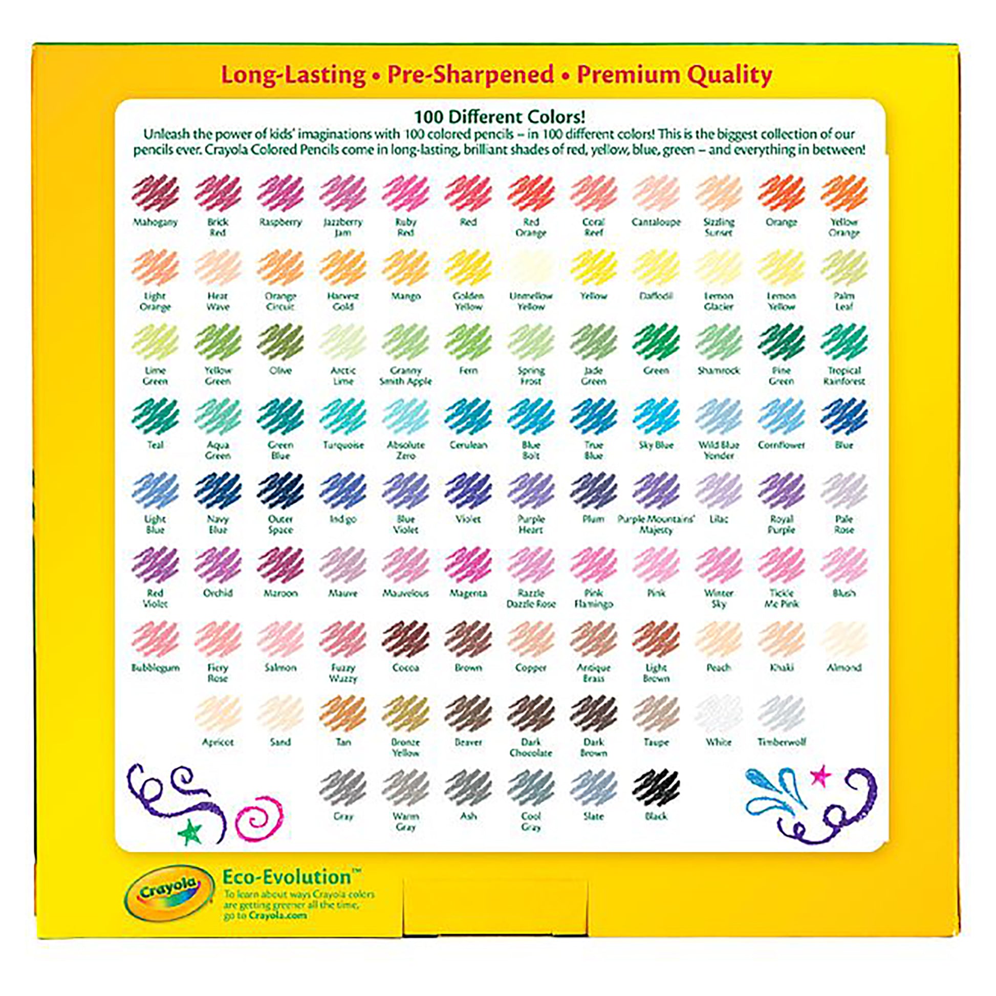 Crayola The Big coloursed Pencils (Pack of 100)